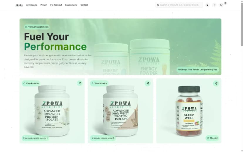ZPOWA Nutrition
